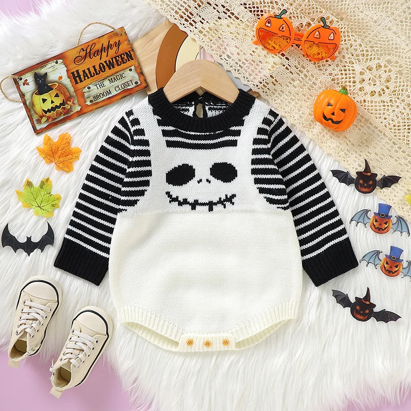 KMK - Halloween Knitted Romper