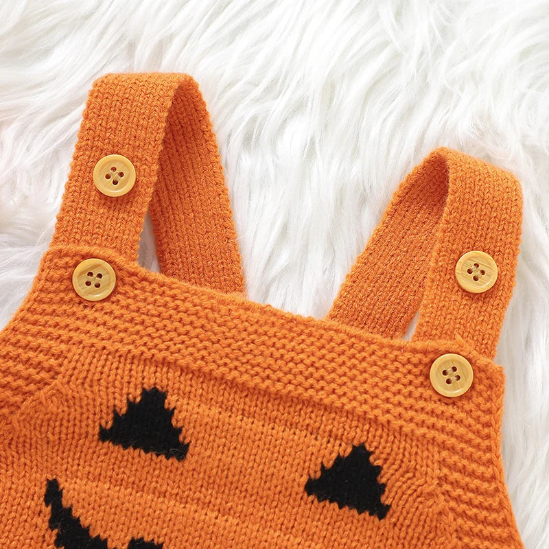 KMK - Halloween Knitted romper