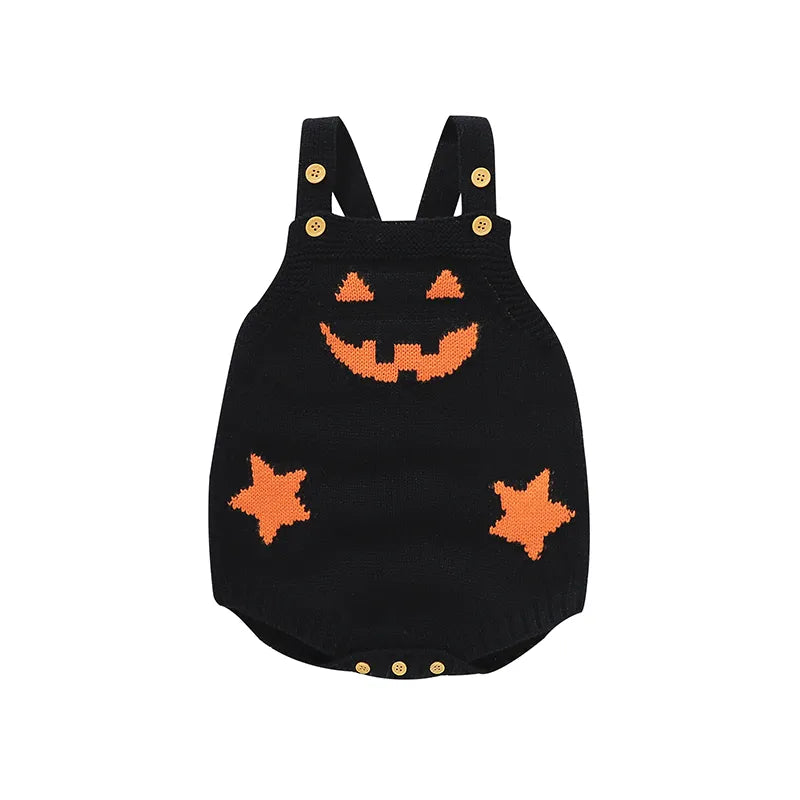 KMK - Halloween Knitted romper