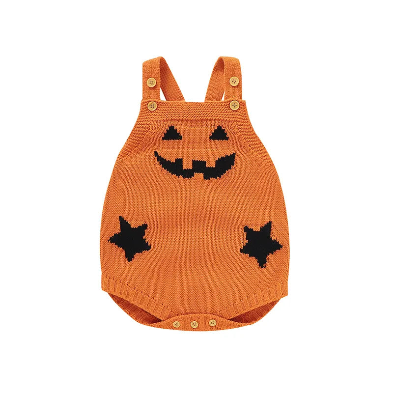 KMK - Halloween Knitted romper