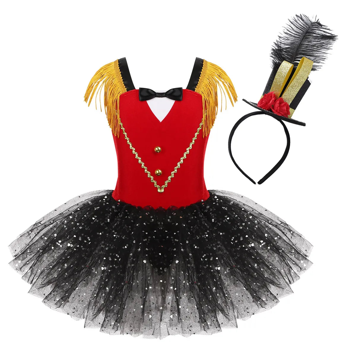 KMK - Halloween Party Circus Ringmaster Dress + Headband