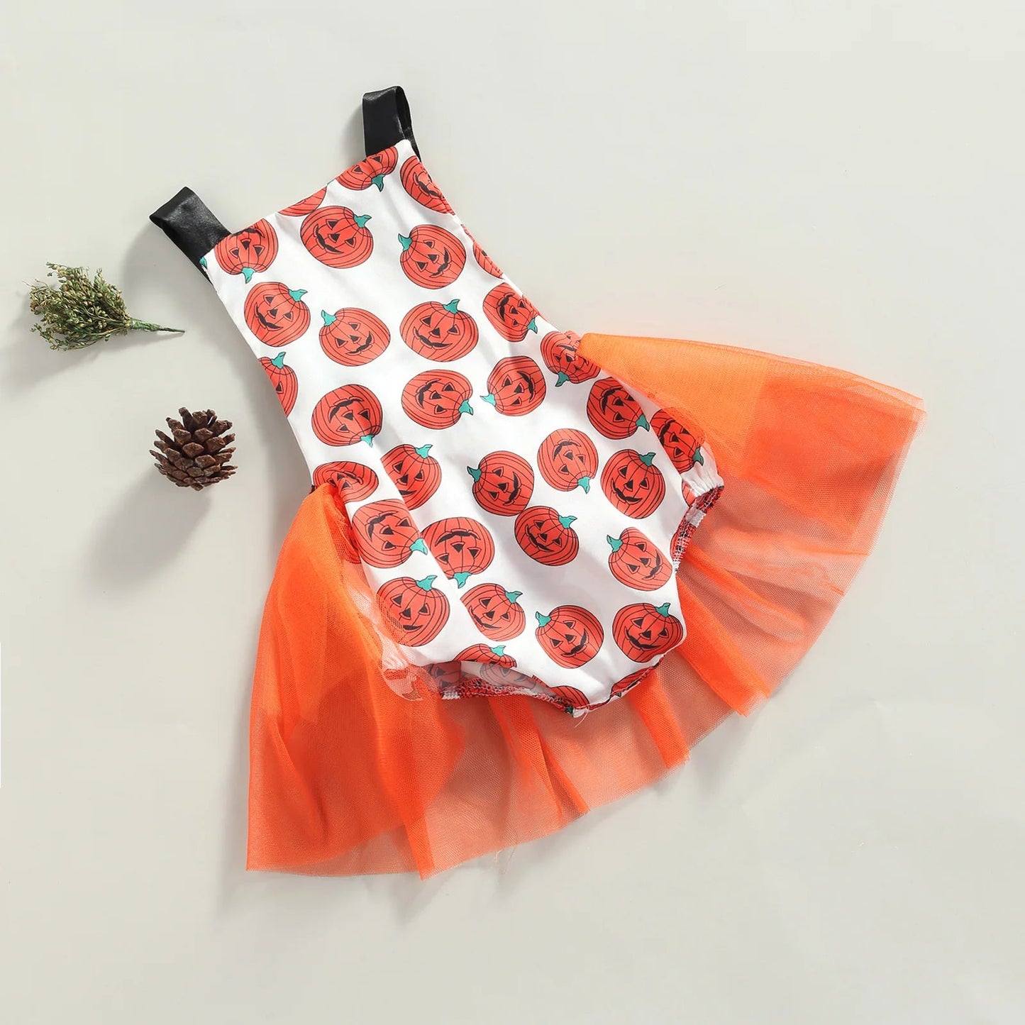 KMK - Halloween Pumpkin Romper