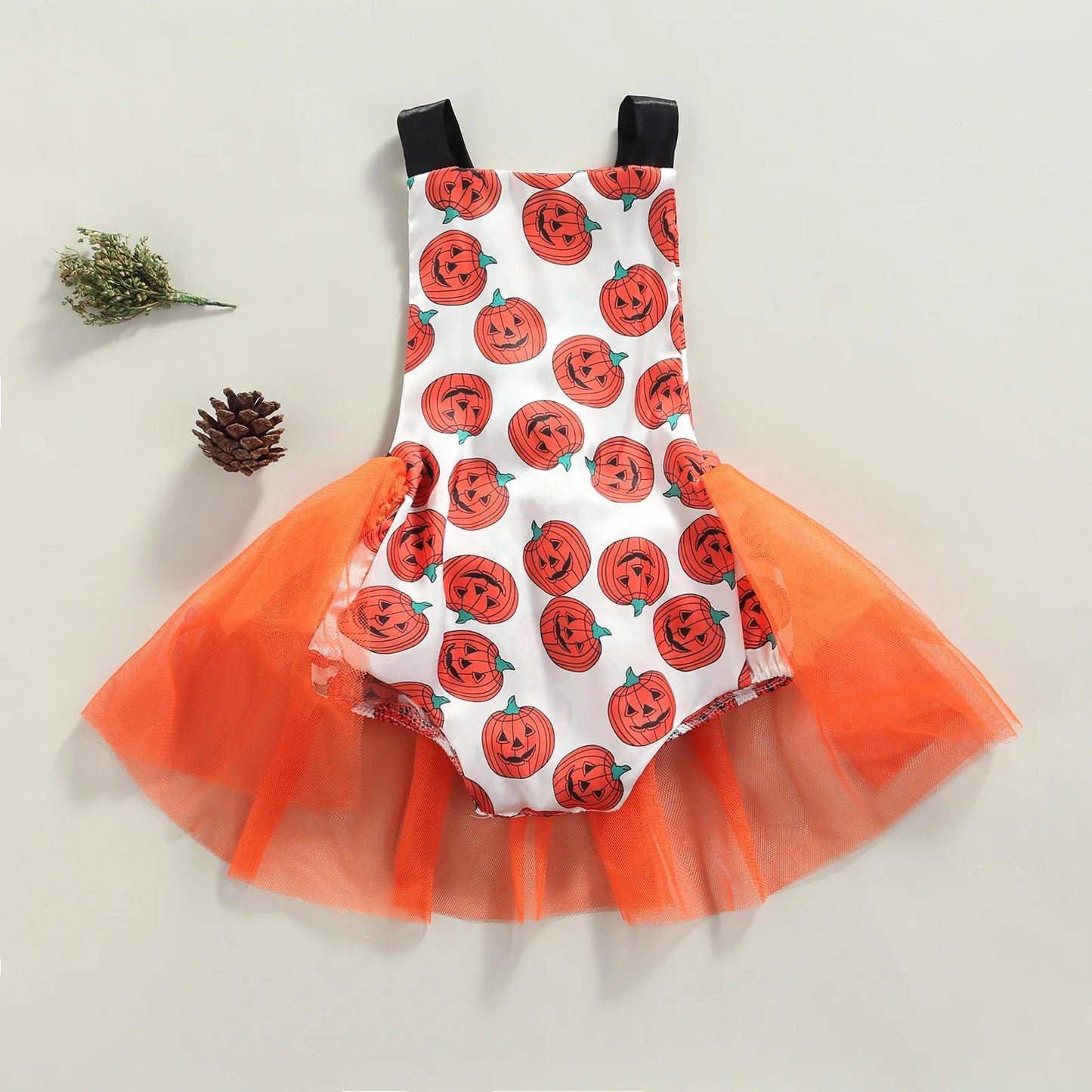 KMK - Halloween Pumpkin Romper