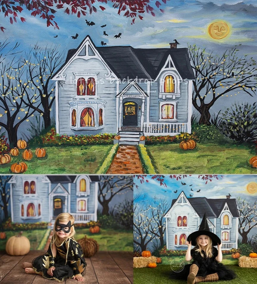 KMK - Halloween Trick or Treat Backdrop