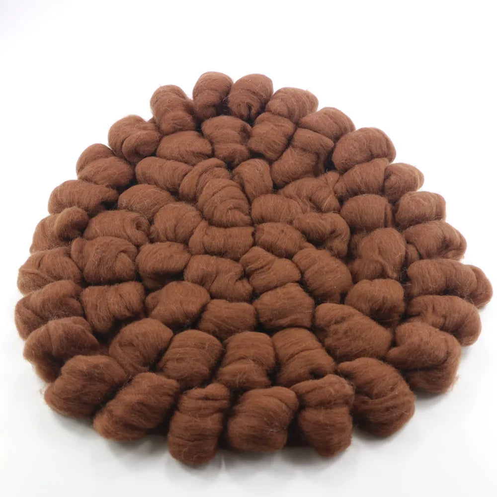 KMK - Hand Knitted Super Thick 100% Wool Chunky Blanket