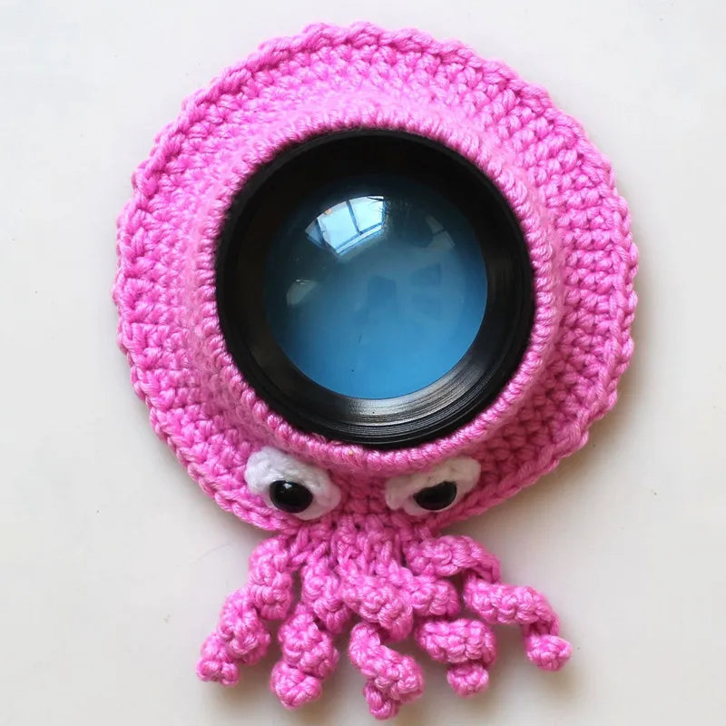 KMK - Hand knitted Camera Lens Decorative Ring