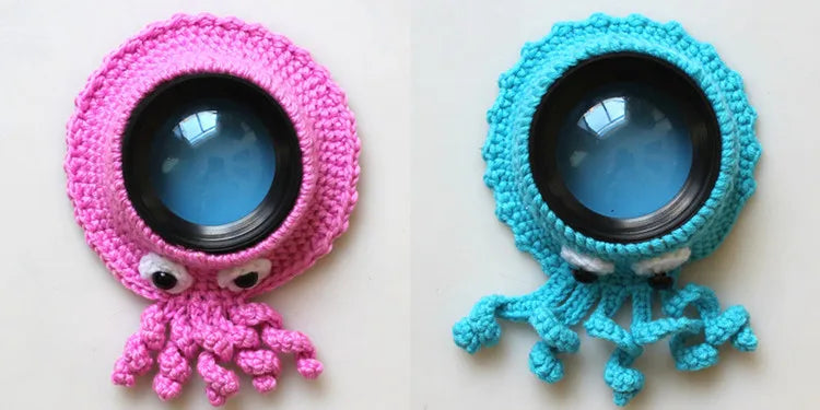 KMK - Hand knitted Camera Lens Decorative Ring