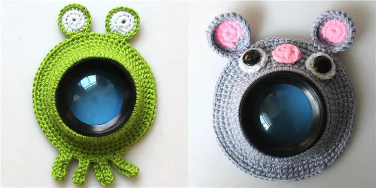 KMK - Hand knitted Camera Lens Decorative Ring