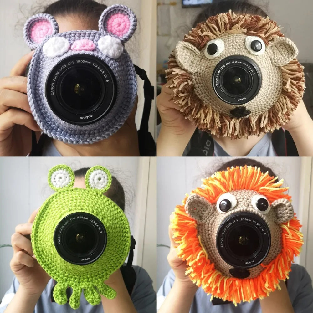 KMK - Hand knitted Camera Lens Decorative Ring