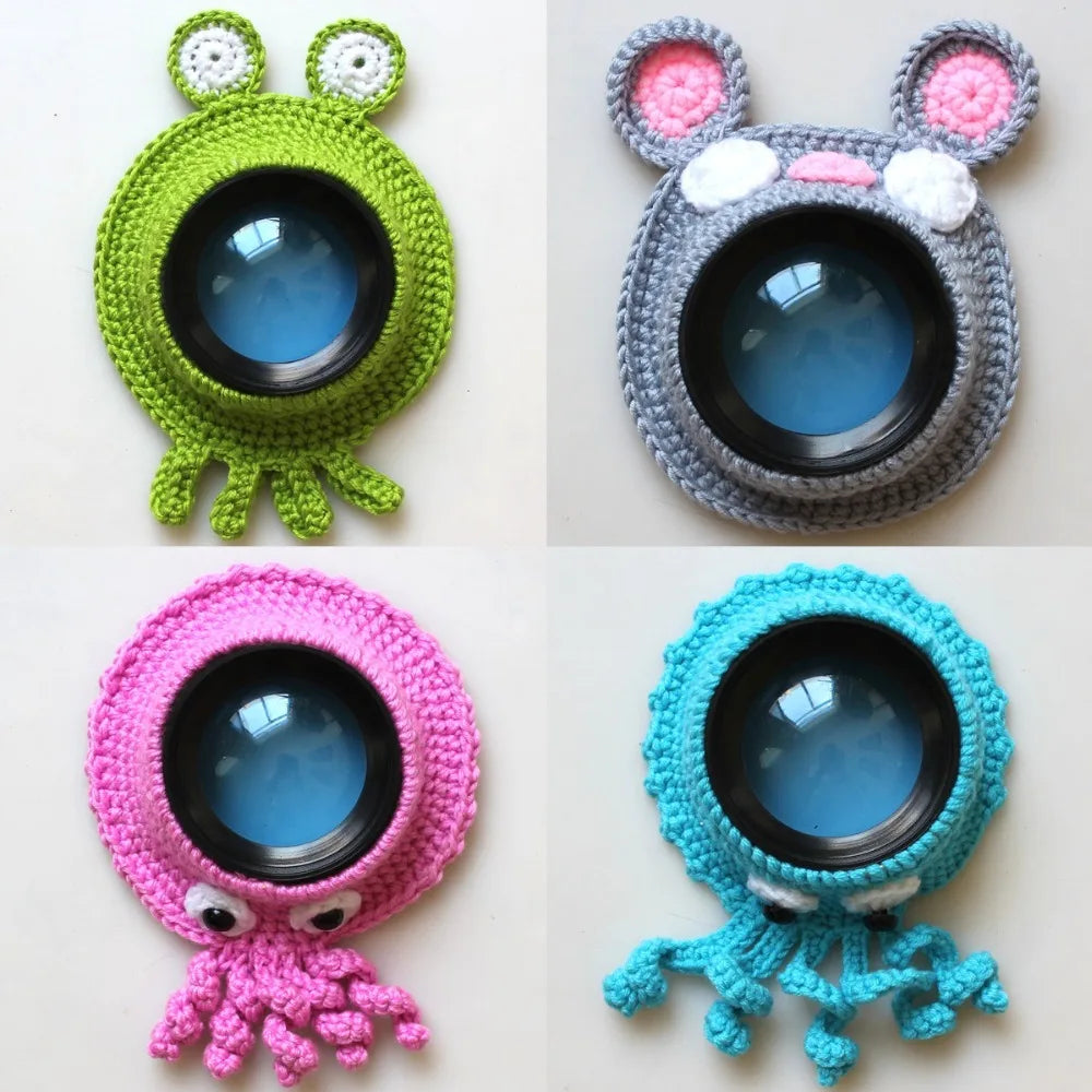 KMK - Hand knitted Camera Lens Decorative Ring