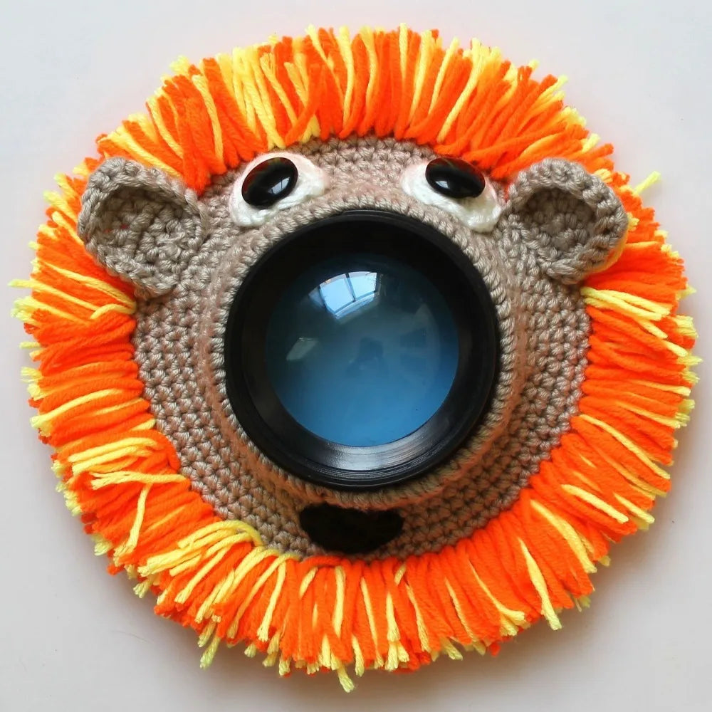 KMK - Hand knitted Camera Lens Decorative Ring