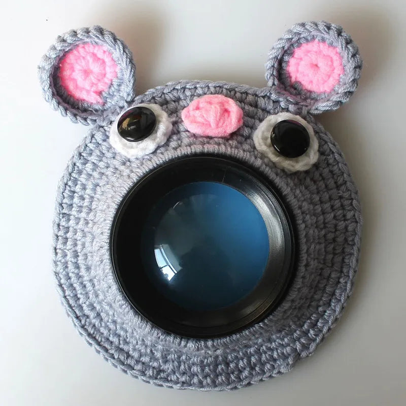 KMK - Hand knitted Camera Lens Decorative Ring