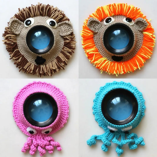 KMK - Hand knitted Camera Lens Decorative Ring