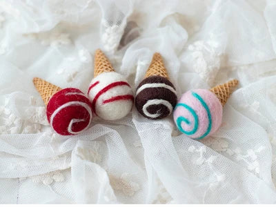 KMK - Handmade Felt + Knitted Mini Props