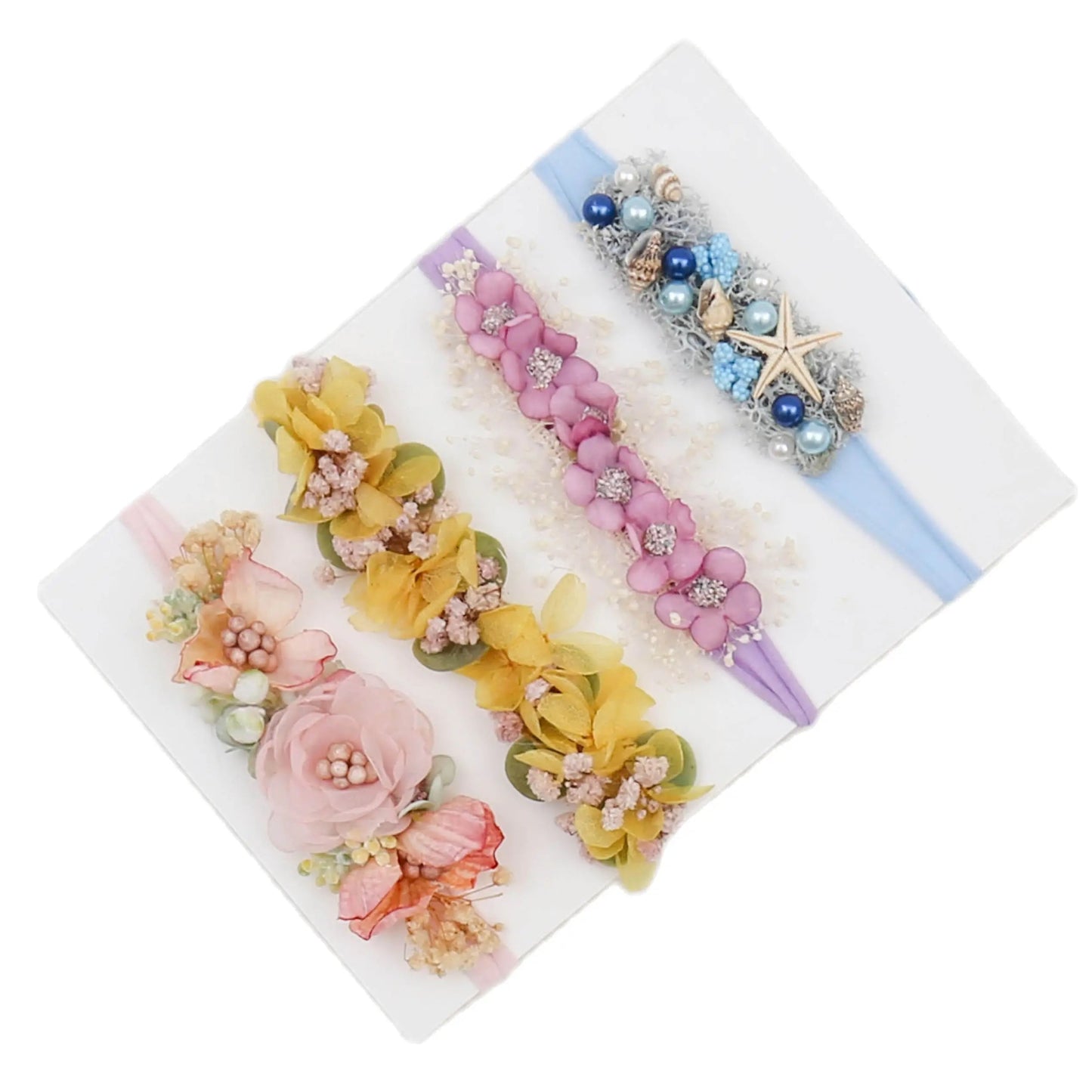 KMK - Handmade Floral Headband Pack