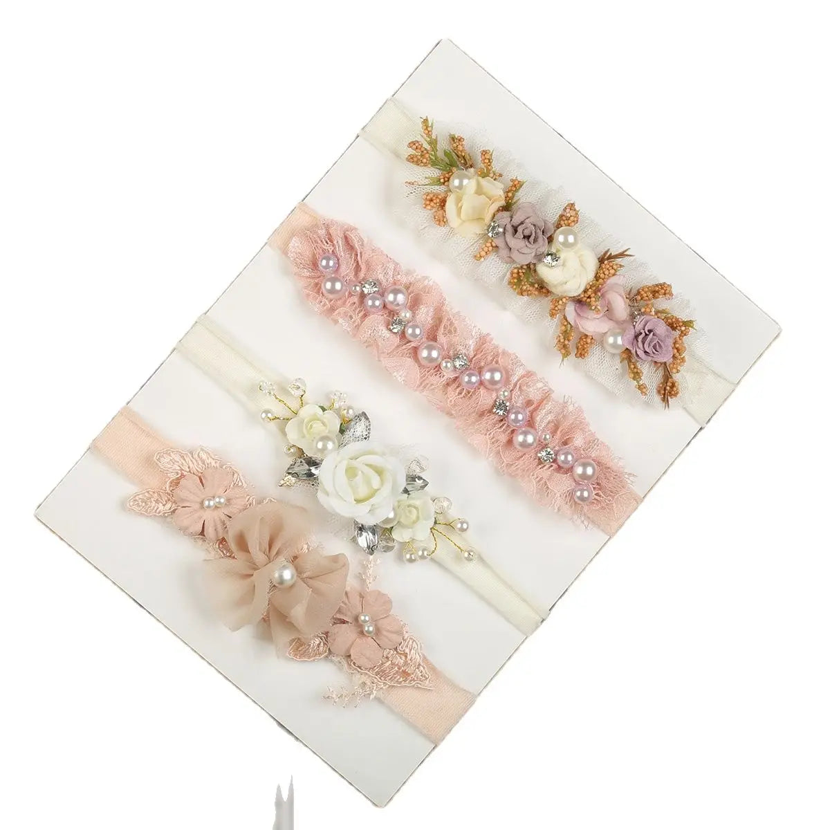 KMK - Handmade Floral Headband Pack