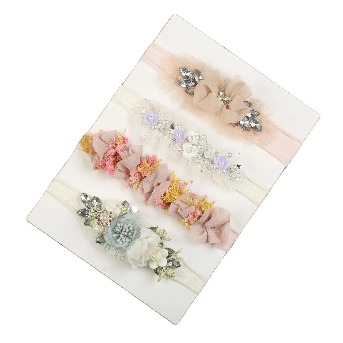 KMK - Handmade Floral Headband Pack