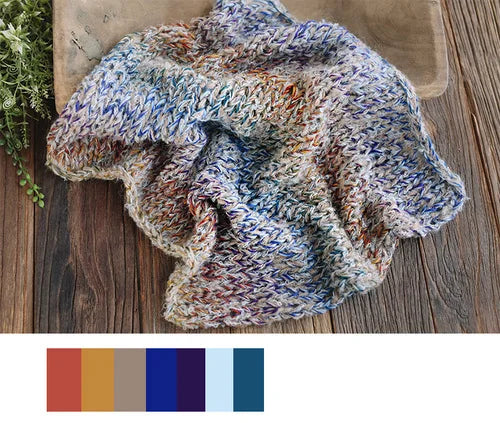 KMK - Handmade Knitted Multicolor Blanket