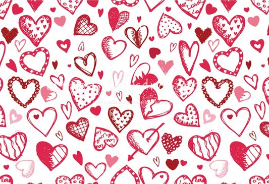 KMK - Hearts Valentine's Backdrop