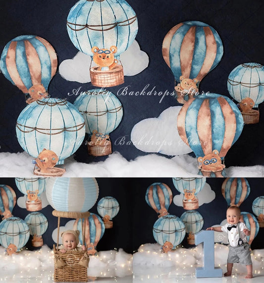 KMK - Hot Air Balloon Travel Backdrop