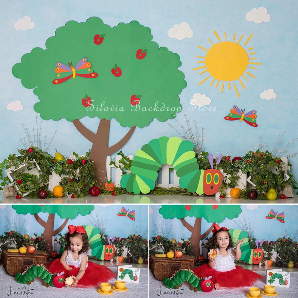 KMK - Hungry Caterpillar Spring Backdrop