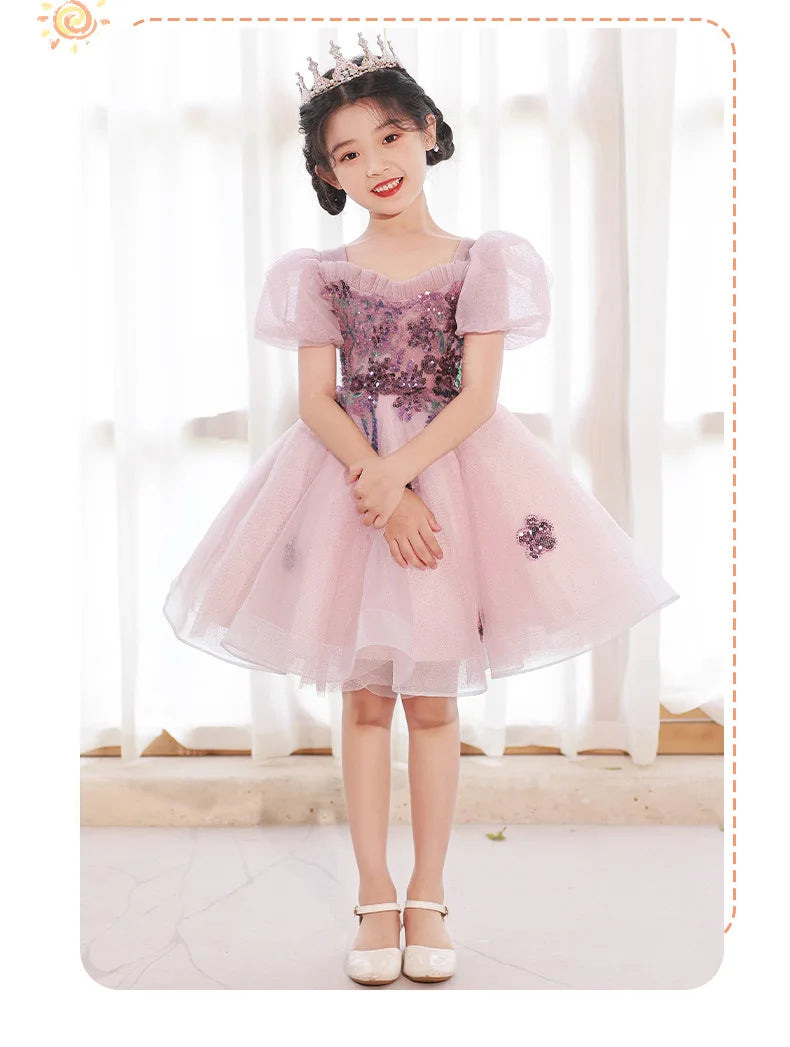 KMK - Kids Tulle Flower Dress