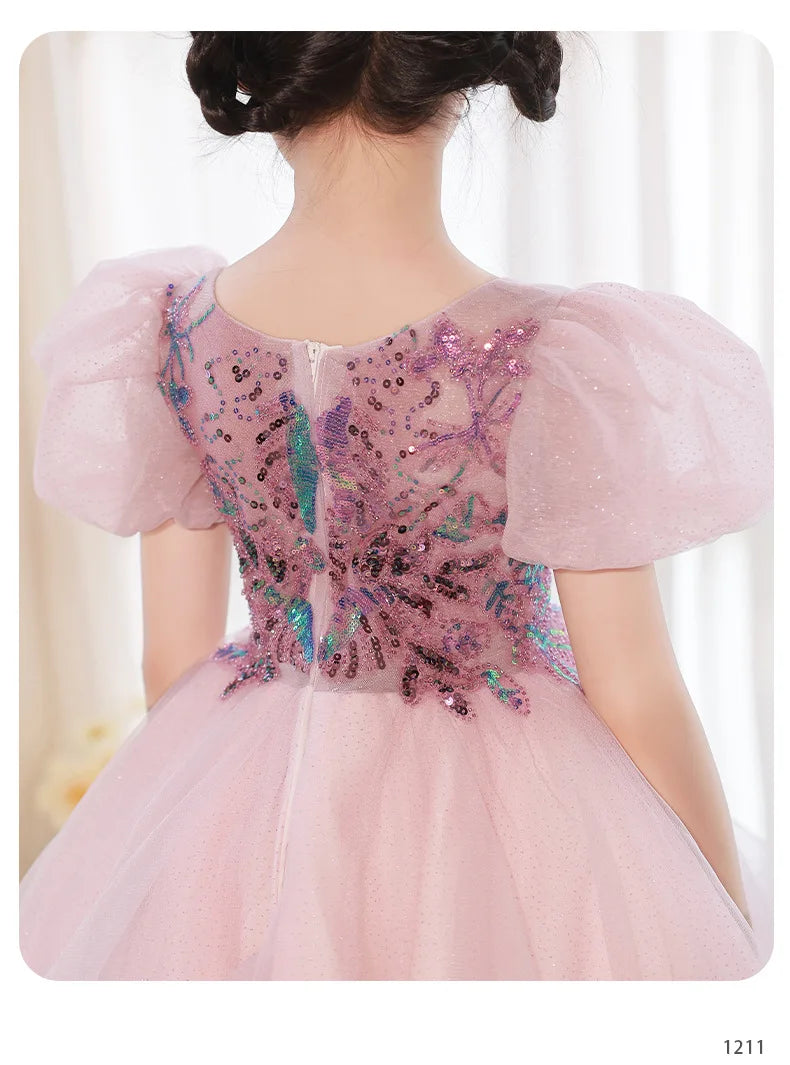 KMK - Kids Tulle Flower Dress