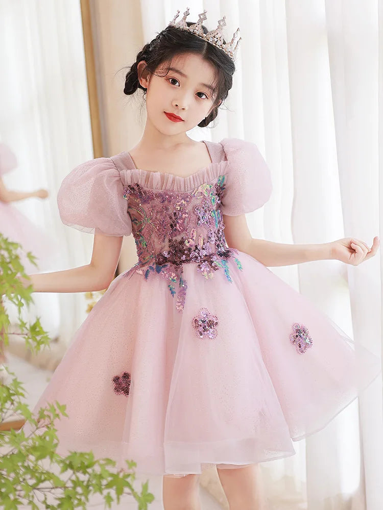 KMK - Kids Tulle Flower Dress