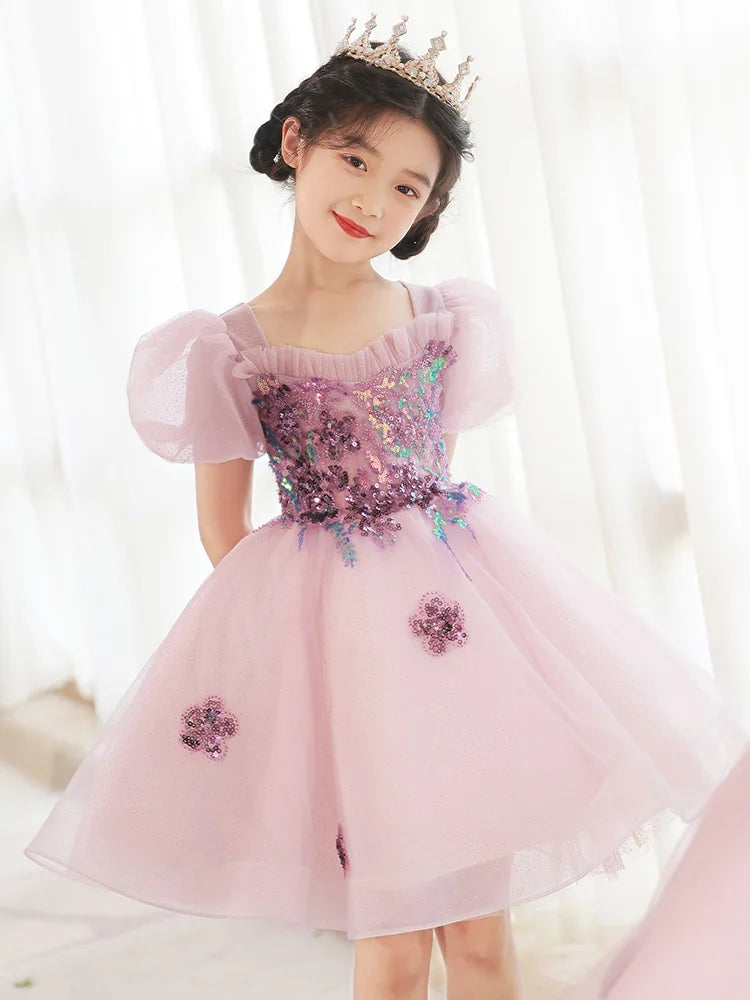 KMK - Kids Tulle Flower Dress