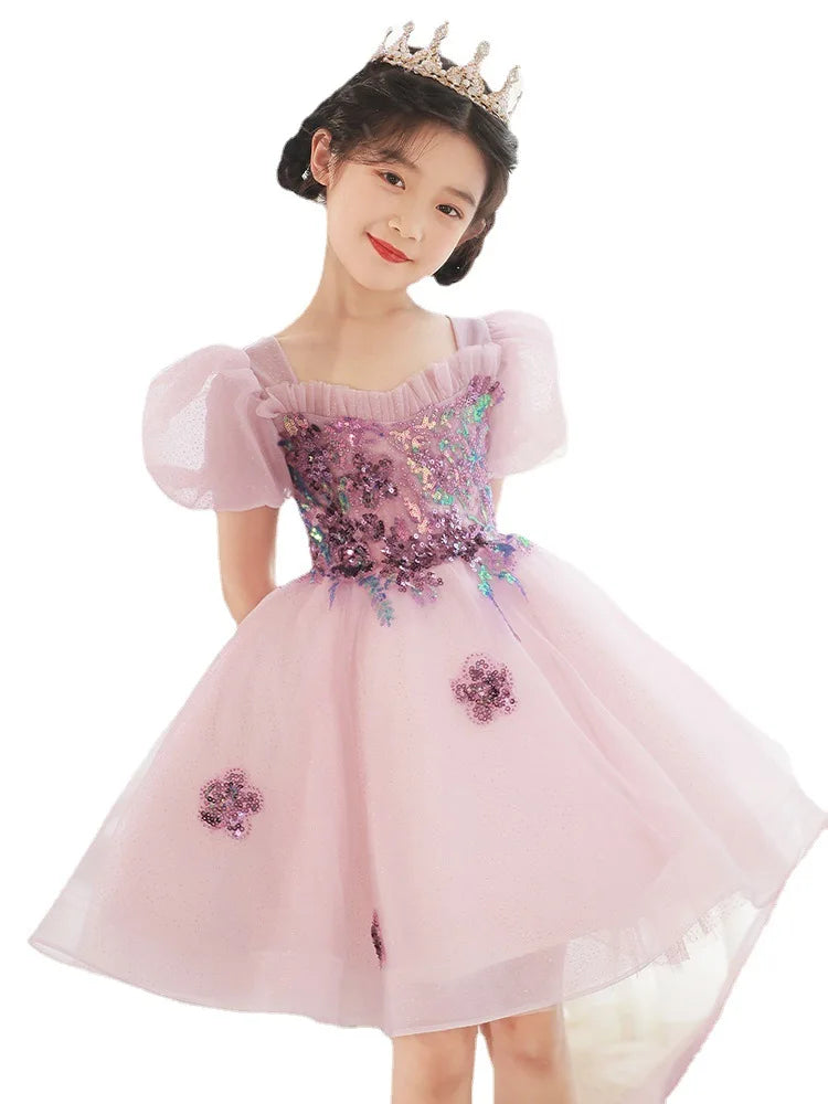 KMK - Kids Tulle Flower Dress