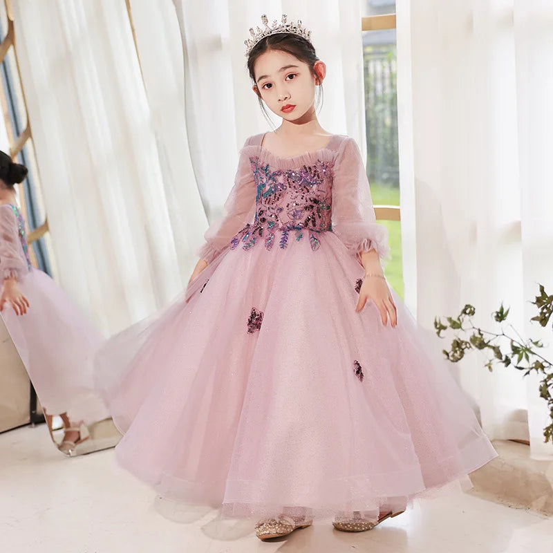 KMK - Kids Tulle Flower Dress