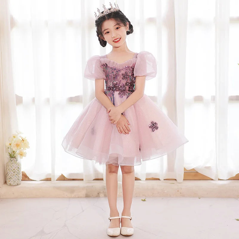 KMK - Kids Tulle Flower Dress