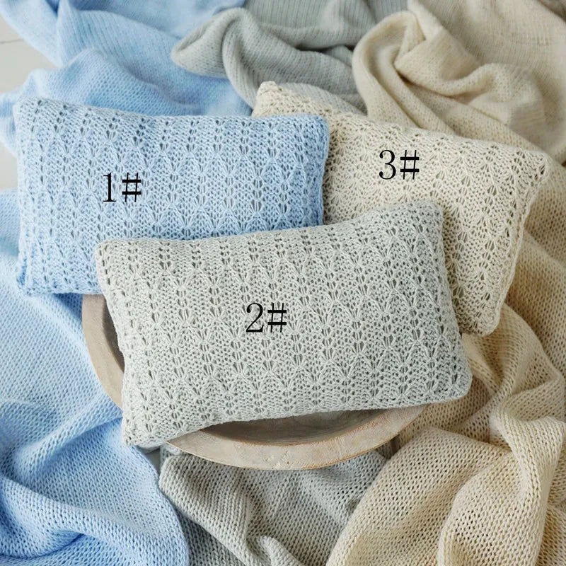 KMK - Knit Fabric Pillow + Wrap