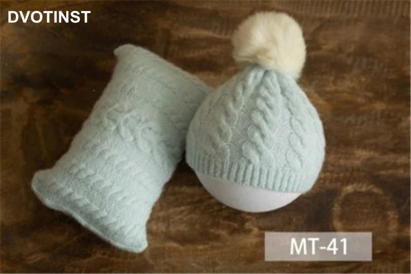 KMK - Knit Posing Pillow + Bonnet Set