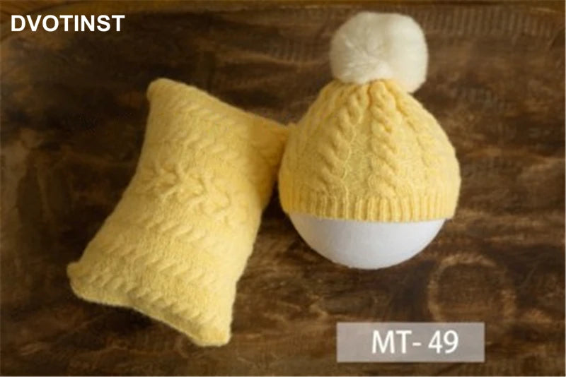 KMK - Knit Posing Pillow + Bonnet Set