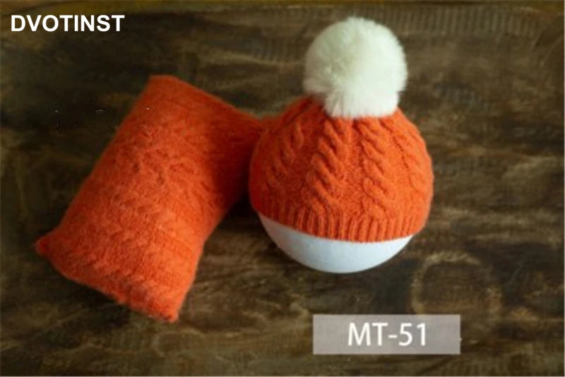 KMK - Knit Posing Pillow + Bonnet Set