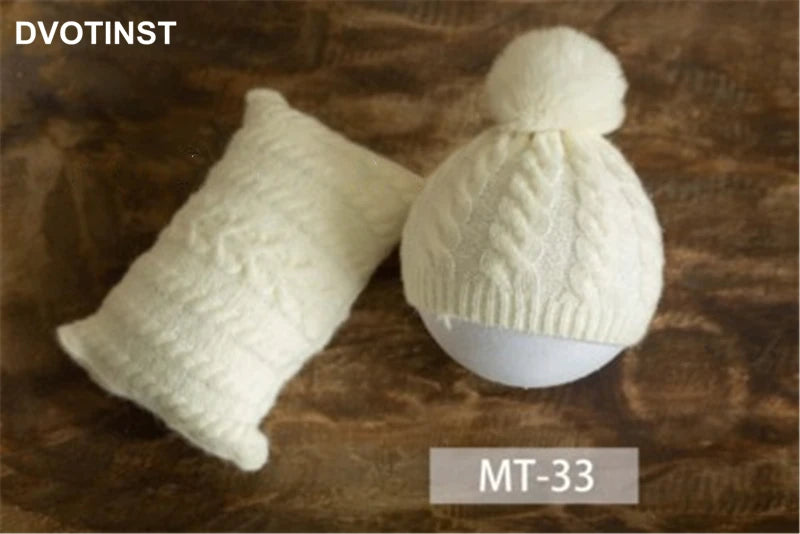 KMK - Knit Posing Pillow + Bonnet Set