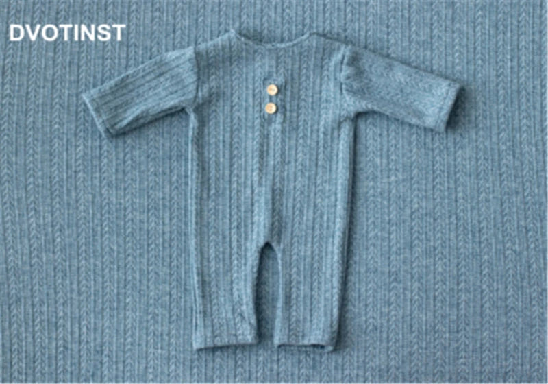 KMK - Knited Button Rompers Outfit