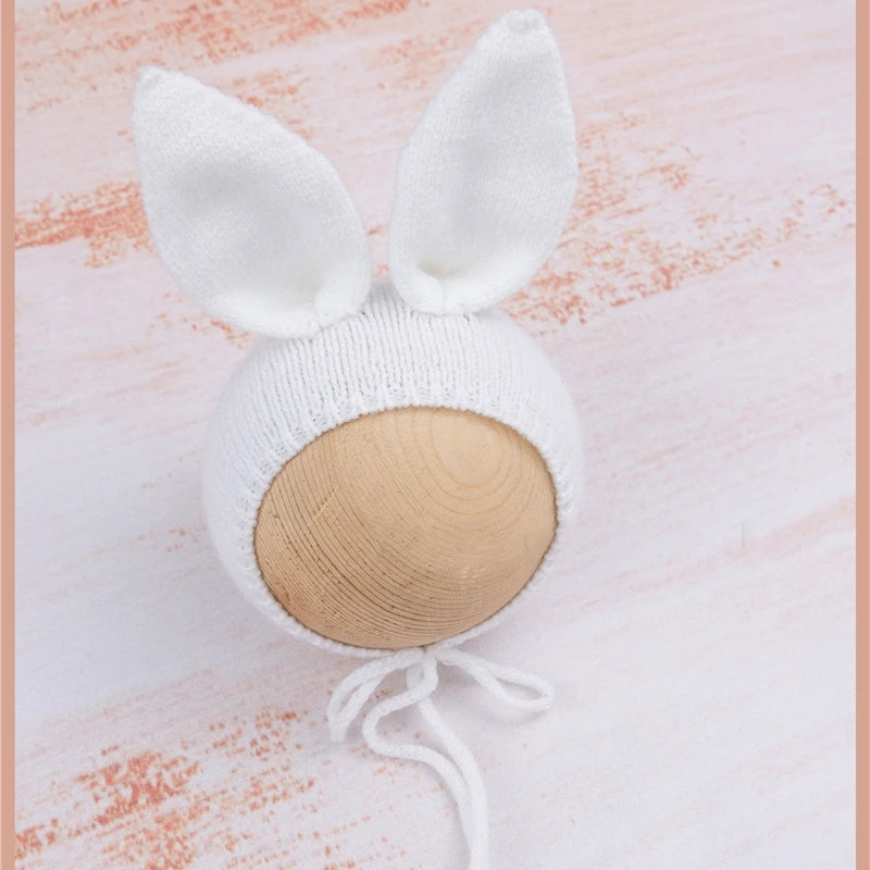 KMK - Knitted Bunny Bonnet - assorted colours