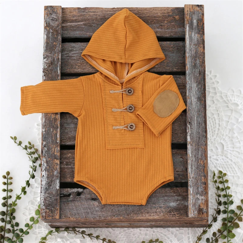 KMK - Knitted Romper Hooded Boys romper