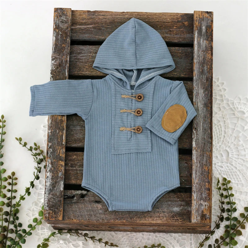 KMK - Knitted Romper Hooded Boys romper