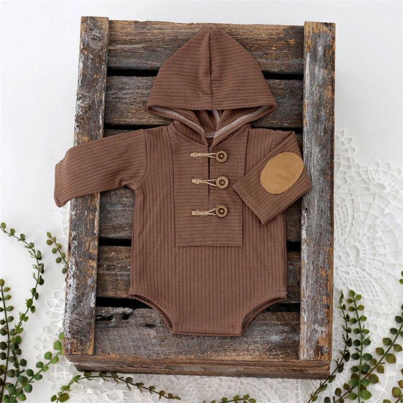 KMK - Knitted Romper Hooded Boys romper