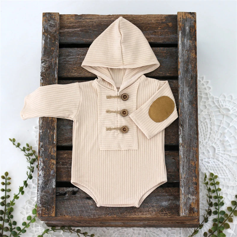 KMK - Knitted Romper Hooded Boys romper