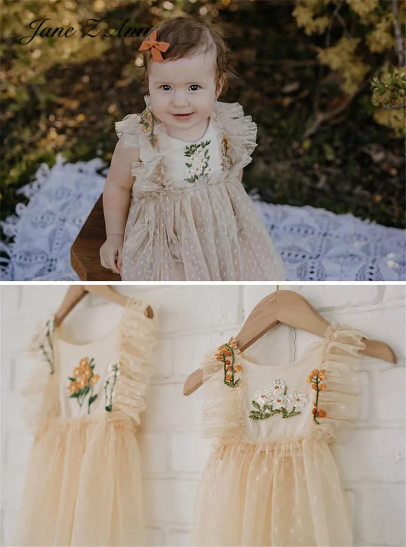 KMK - Lace Embroidered Princess dress