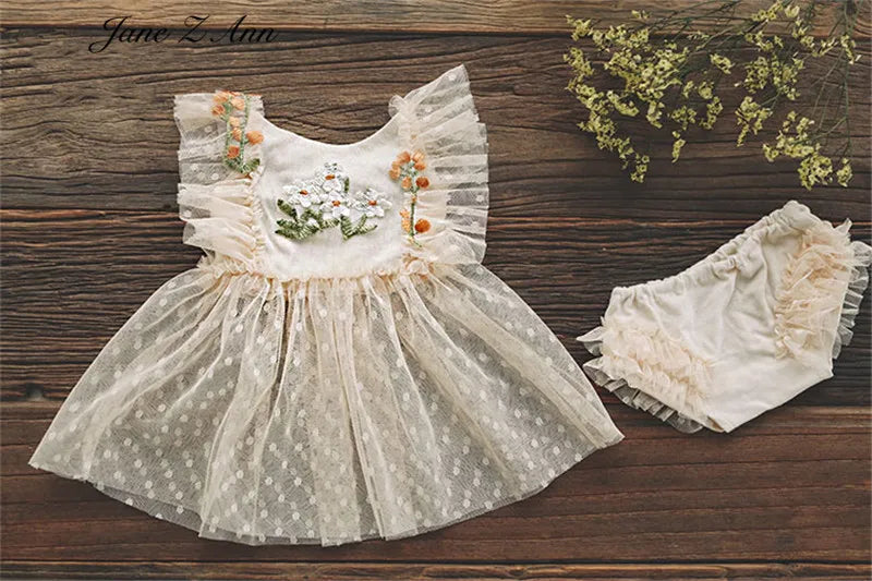 KMK - Lace Embroidered Princess dress