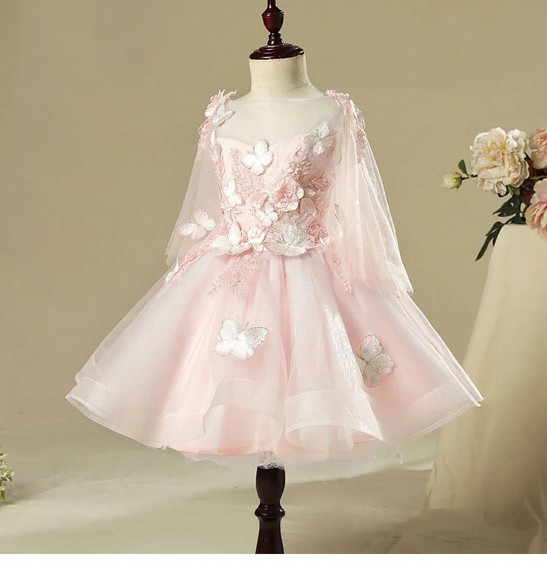 KMK - Lace and Tulle Flower Dress