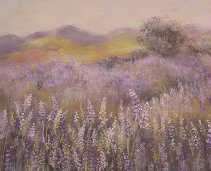 KMK - Lavender Fields Watercolour Backdrop