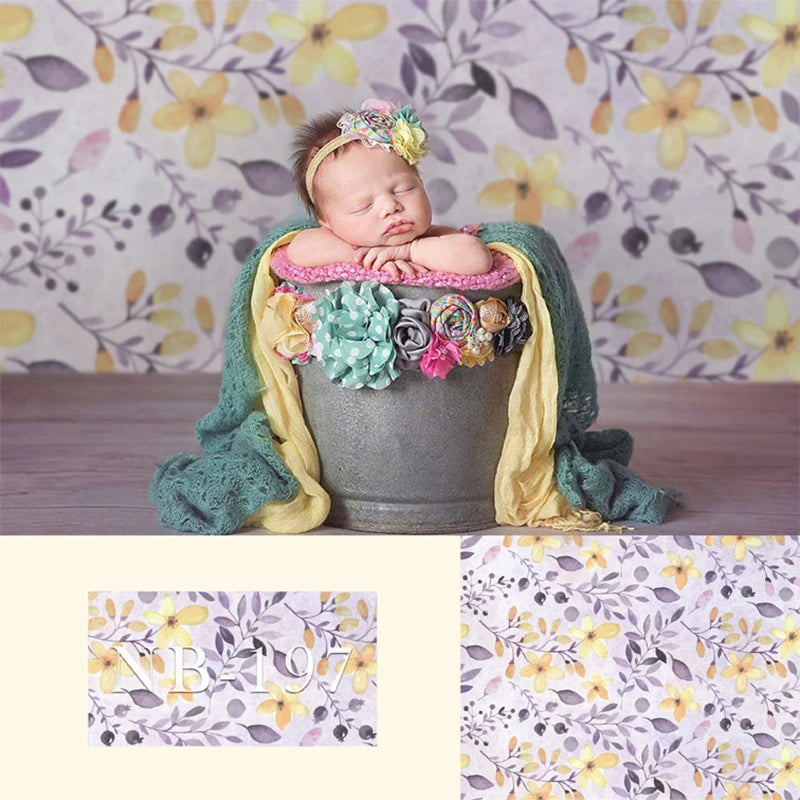 KMK - Lemon Floral watercolour backdrop