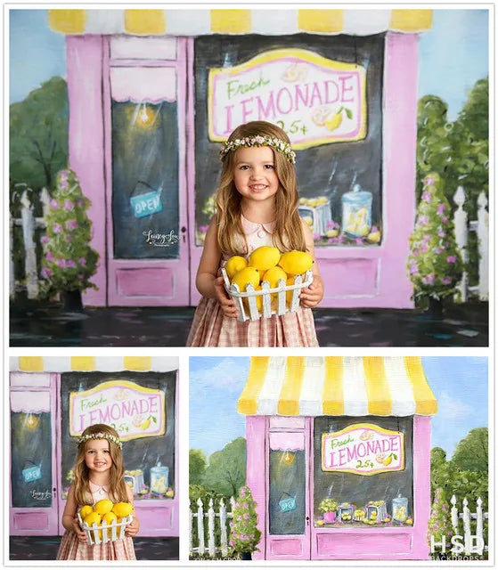 KMK - Lemonade Stand Backdrop