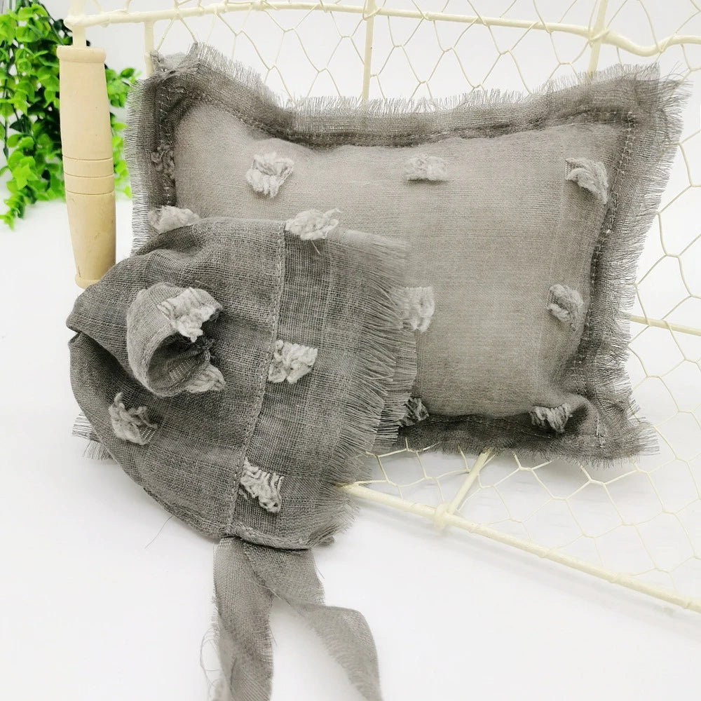 KMK - Linen Posing Pillows + Wraps + Bonnets